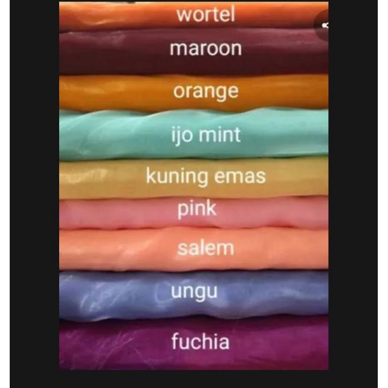 kain organza, bahan silk organza