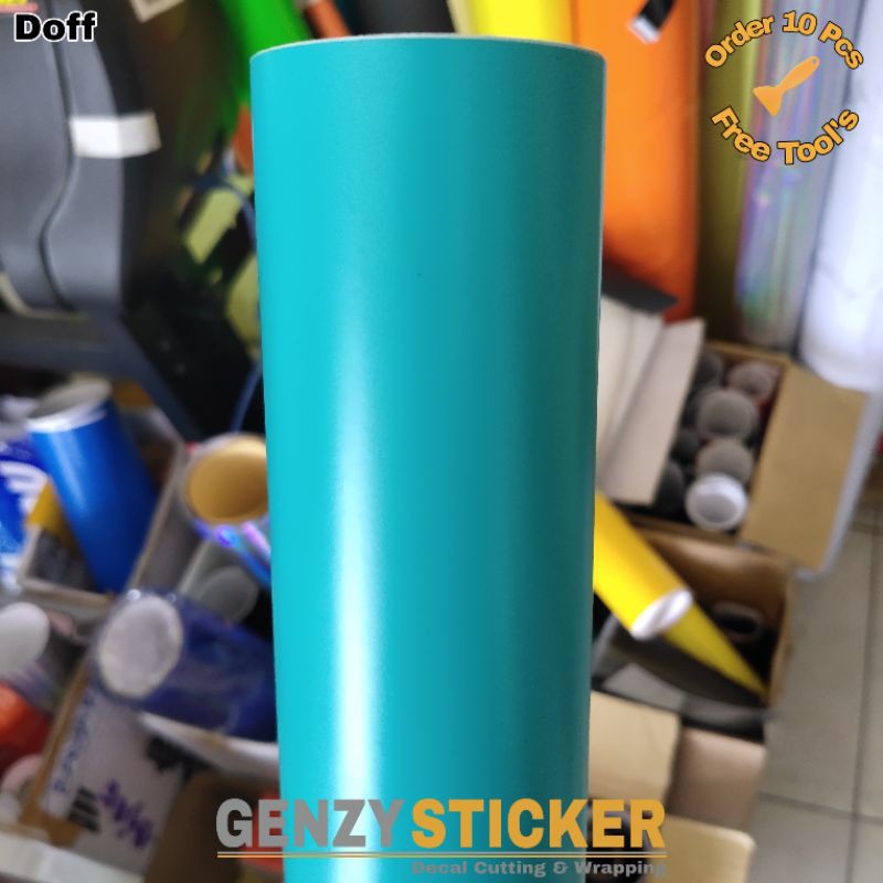 sticker skotlet biru tosca stiker motor biru telor asin