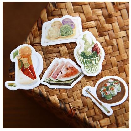 Label Stickers - Food Kitchen (46pcs)