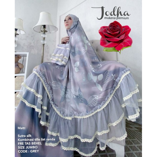 mukena dewasa mewah elegan simpel cantik