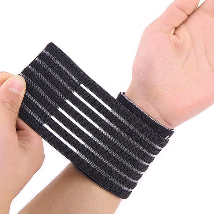 Aolikes 40CM Elastis Sport Cotton Elastic Bandage Hand Sport Wrist band Handband Wristband