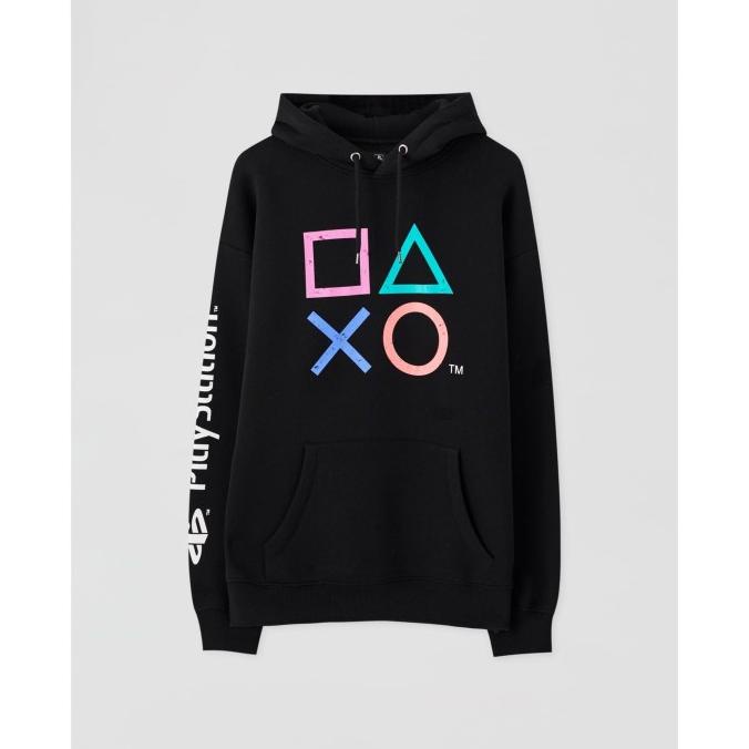jaket hoodie sweater playstation button game