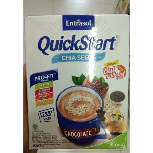 

Entrasol Quickstart Chocolate 150gr