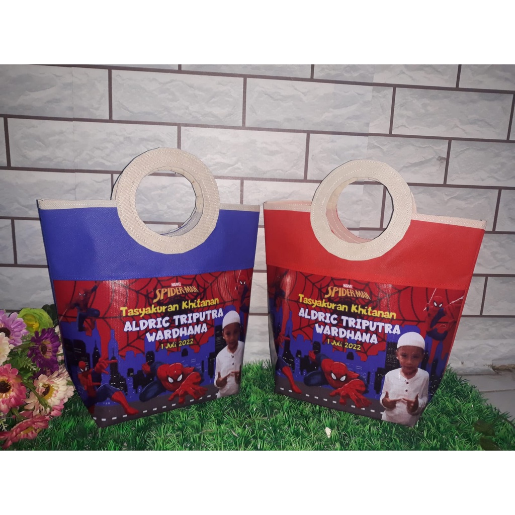 TAS SOUVENIR KHITAN / TAS PEGANGAN BULAT / TAS UNIK