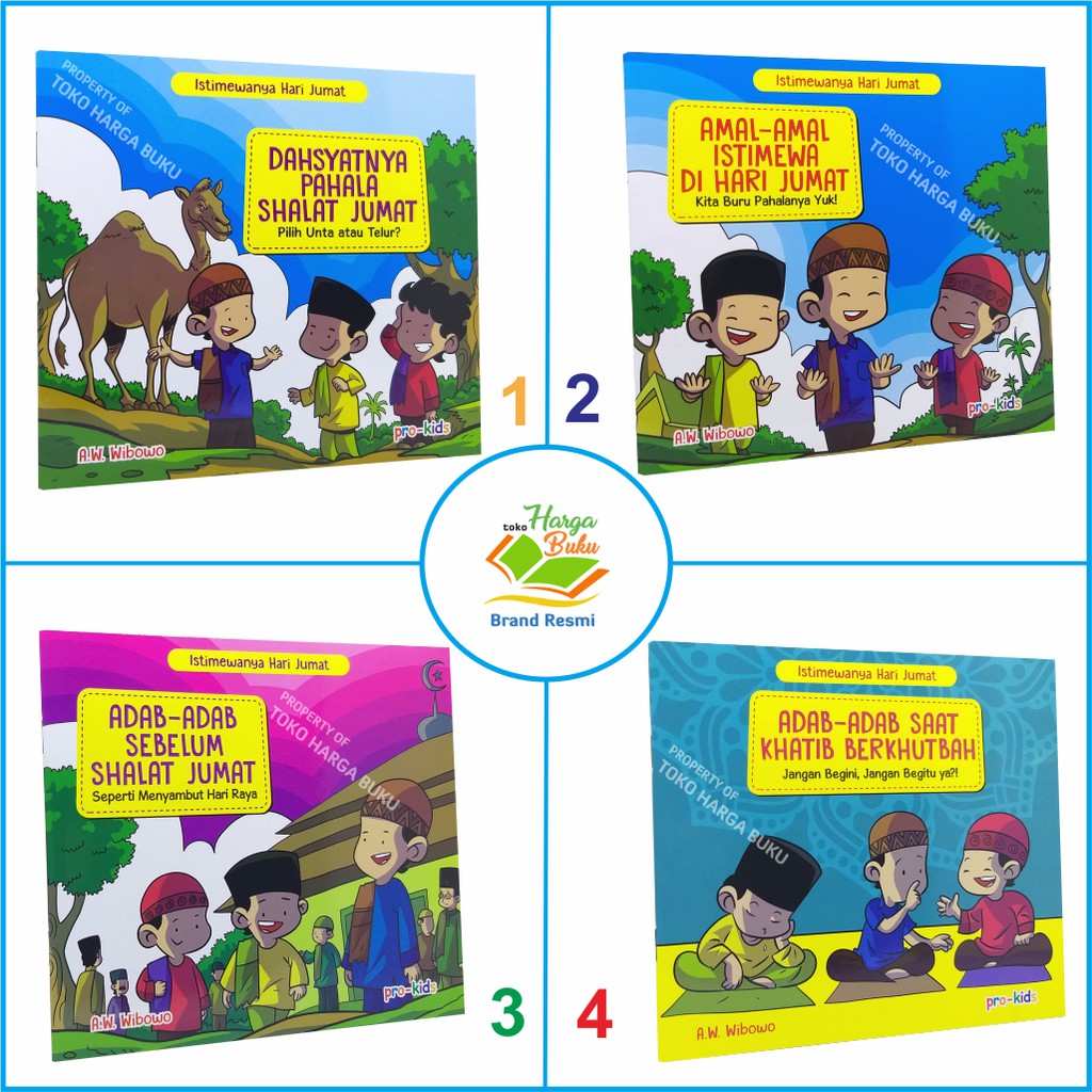 Foto Paket 4 Buku Anak Istimewanya Hari Jumat - Pro Kids