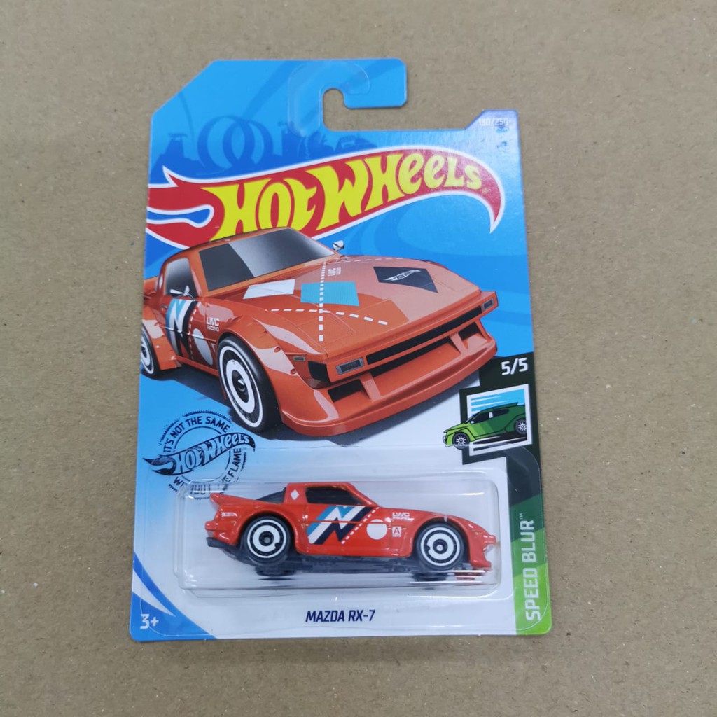 Hot Wheels Mazda RX-7 RX 7 ORANGE HW Speed Blur Hotwheels