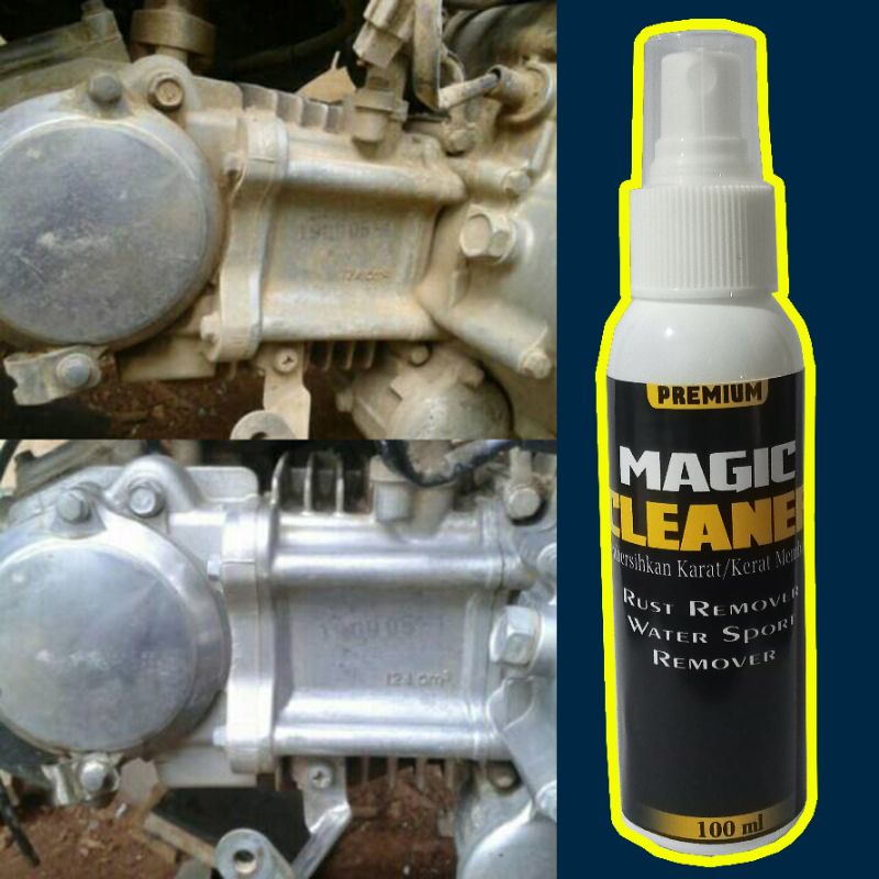 Pembersih Kerak/Karat pada Mesin Motor dan Mobil Magic Cleaner Pembersih Blok Mesin