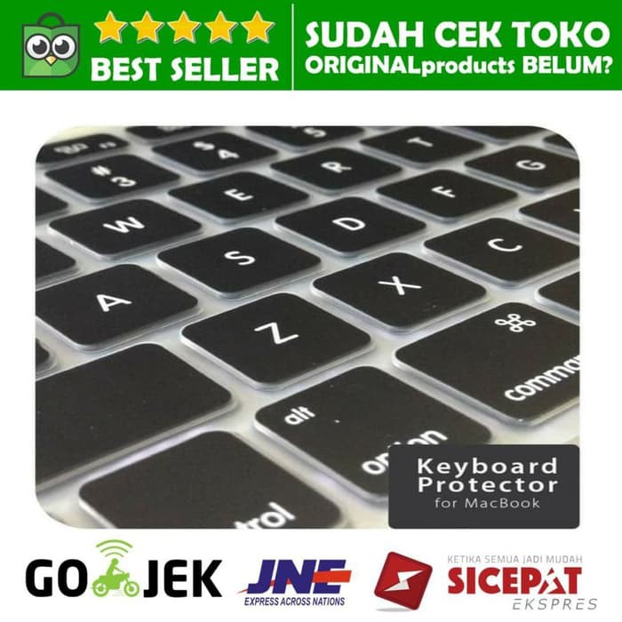 

Termurah KEYBOARD PROTECTOR MACBOOK PRO TOUCH BAR 13 15 inch RETINA NEW 2016 Terlaris