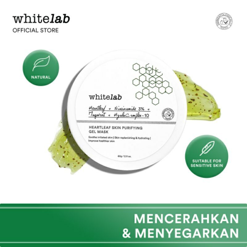 Whitelab Heartleaf Skin Purifying Gel Mask 60gr