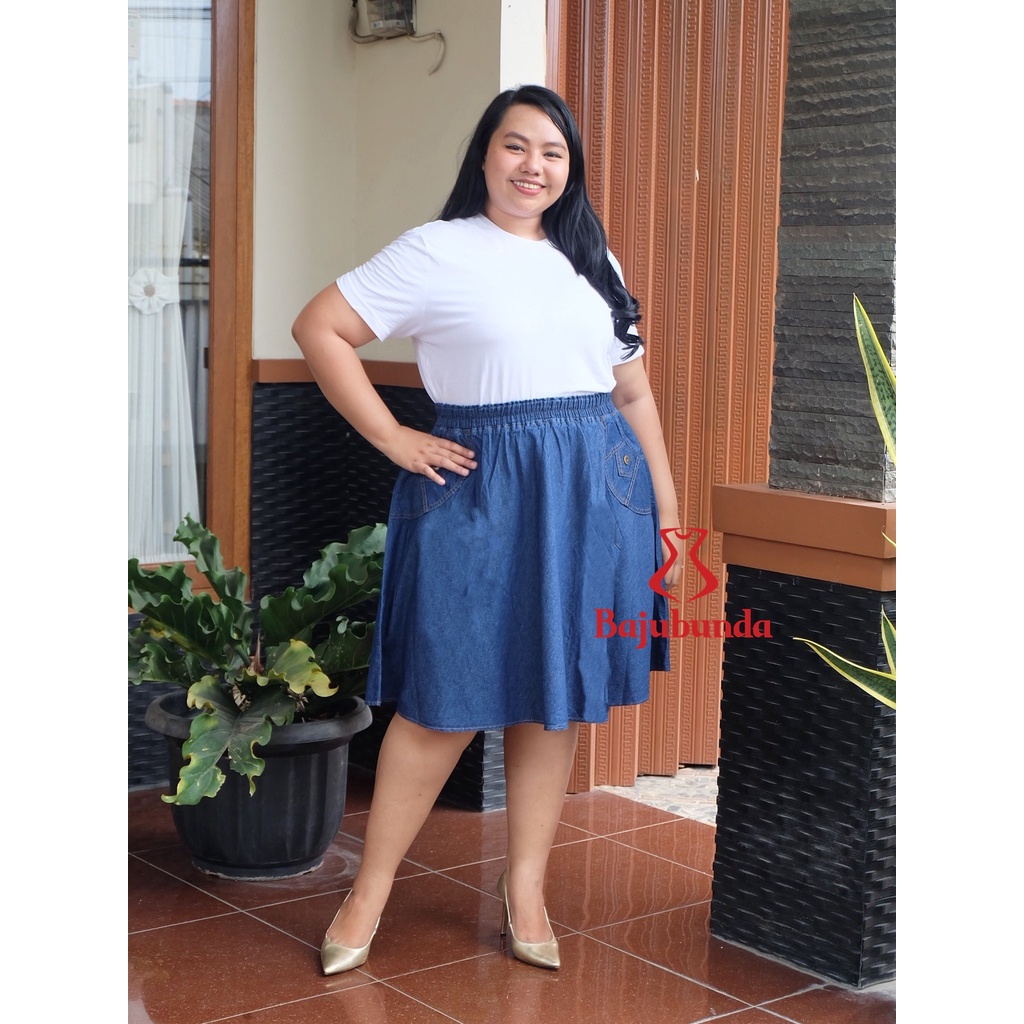 ROK JUMBO BIG SIZE DENIM JEANS XXXL-NAVY