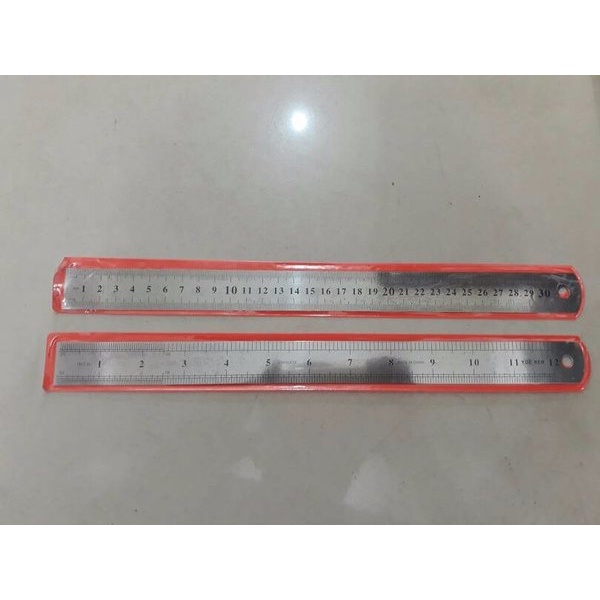 Penggaris Besi Murah 30 cm (PCS)