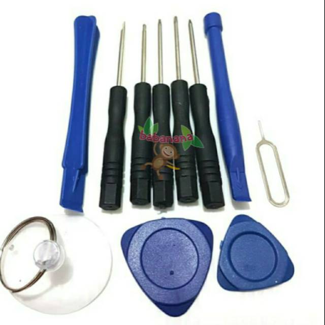 11pcs smartphone reparation tool kit alat service reparasi android