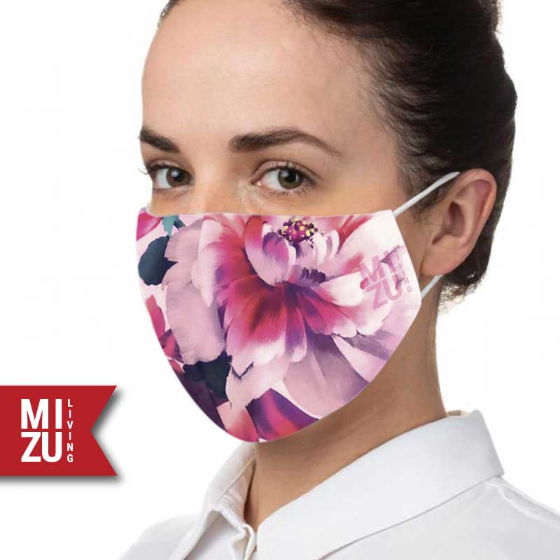 [SALE] MIZU SPRING IN BLOOM Cloth Face Mask Masker Kain Bunga 3Ply Kantong Filter NON-MEDIS REUSABLE