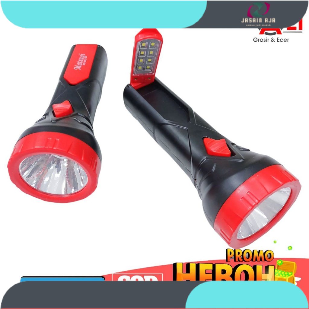 Murah Ori Senter led super terang MATSUGI 8912 senter cas led super terang