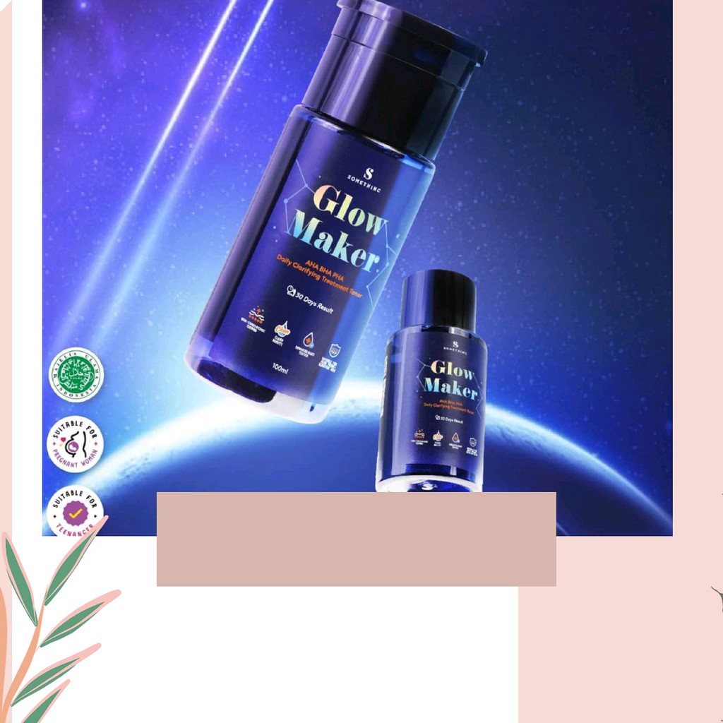SOMETHINC GLOW MAKER AHA BHA PHA Clarifying Treatment Toner (Share in Jar / Sample Size)
