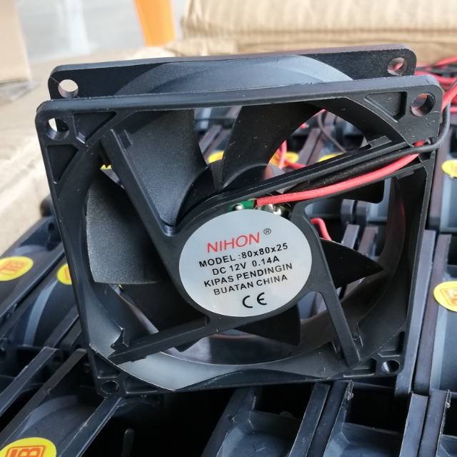 KIPAS DC 8CM 12V FAN DC 8CM 12VOLT