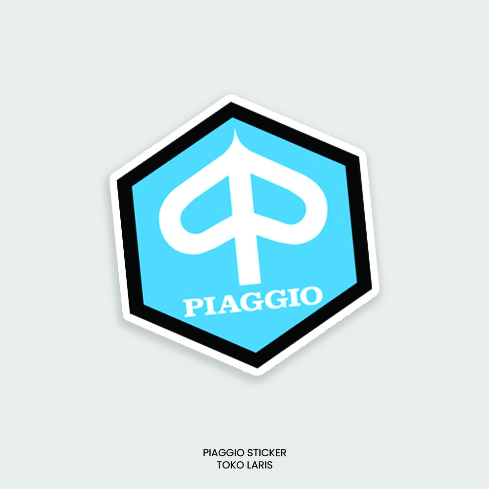Sticker Logo Piaggio Untuk Sticker Motor, Laptop, Tumblr, Helm, Case