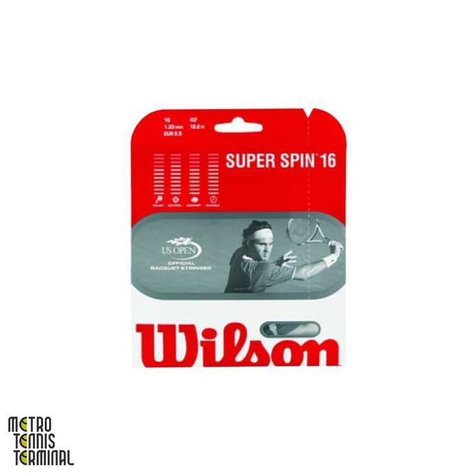 Wilson Super Spin 16 ( Senar Raket Tenis )