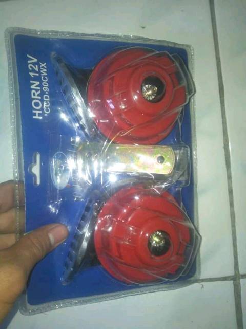 Klakson 12 volt 2 klakson tot tottt awet murah keras