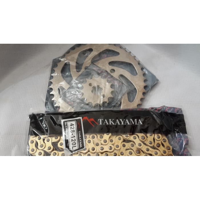 GEAR PAKET GIR SET PLUS RANTAI SUZUKI SATRIA FU 150 LAMA / OLD