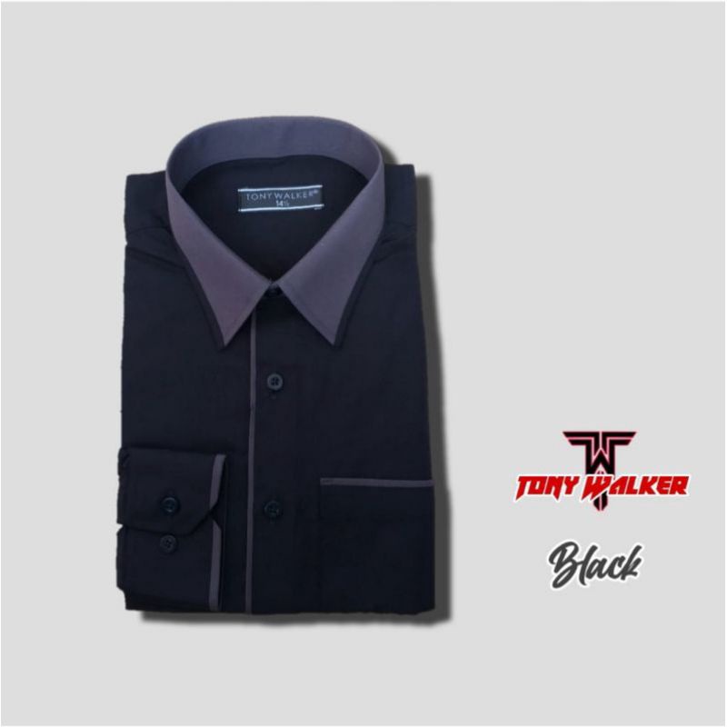 Tony Walker Kemeja Panjang Pria Kantor Slimfit Kasual Fashion Original Distro Kemeja Formal Kerja Kantor Kuliah Ukuran S M L XL Kemeja Dewasa Panjang Baju Pria