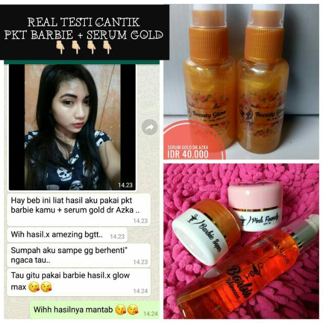 Paket Barbie skincare theraskin