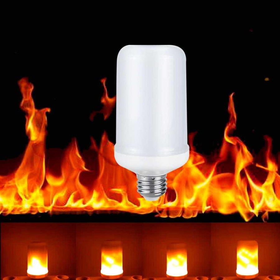 Bohlam LED Flame Effect Flickering E27 7W 1900-2200K - YMJ009 - White