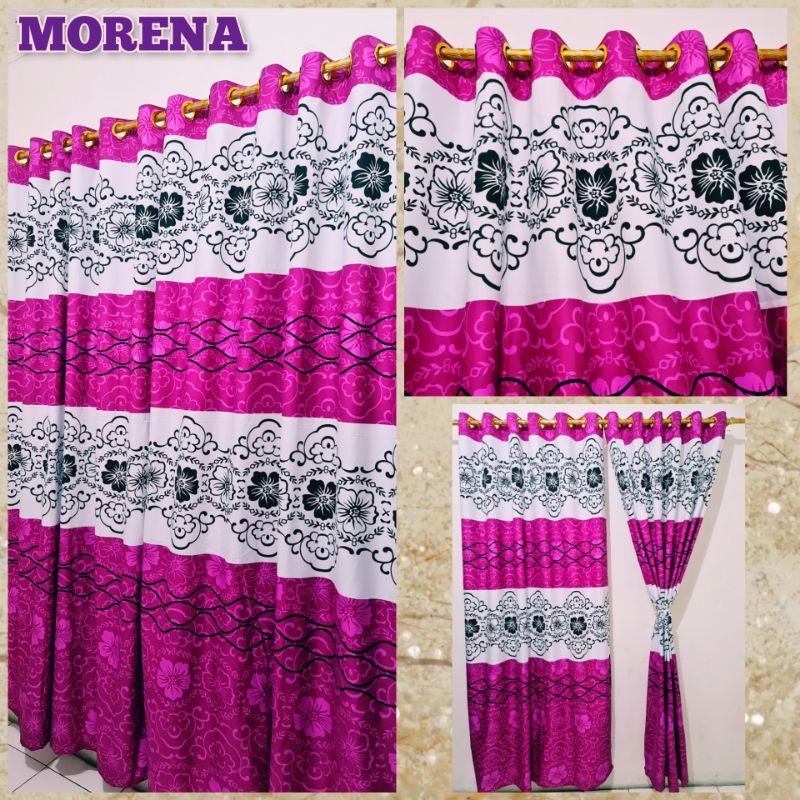 Gorden Smokering 12 Lubang Untuk Pintu Dan Jendela Motif Batik Sultan