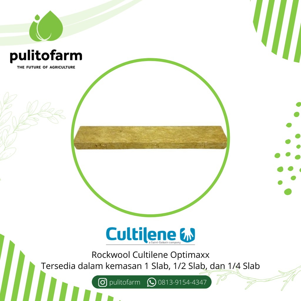 ROCKWOOL CULTILENE ( HIDROPONIK )