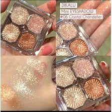 DIKALU Eyeshadow Korean 4 Palette - Eyeshadow 4 Palet - Eyeshadow Waterproof