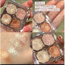 DIKALU Eyeshadow Korean 4 Palette - Eyeshadow 4 Palet - Eyeshadow Waterproof