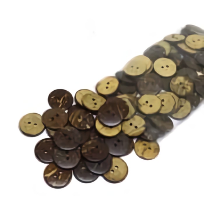 Isi 100pcs Diameter 15 mm Kancing Baju Gepeng Batok Isi 100pcs Diameter 15 mm Kancing Baju Gepeng Batok