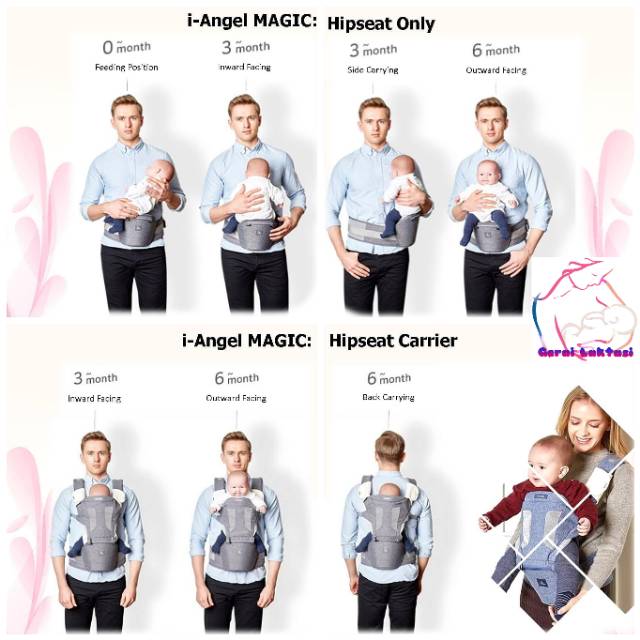 I-ANGEL MAGIC HIPSEAT BABY CARRIER / NEW  I ANGEL  GENDONGAN BAYI