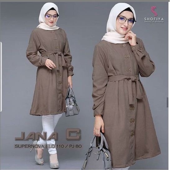 ART 01 JNA Tunik Wanita Muslimah Terbaru Dan Termurah Baju Atasan Tunik Modis