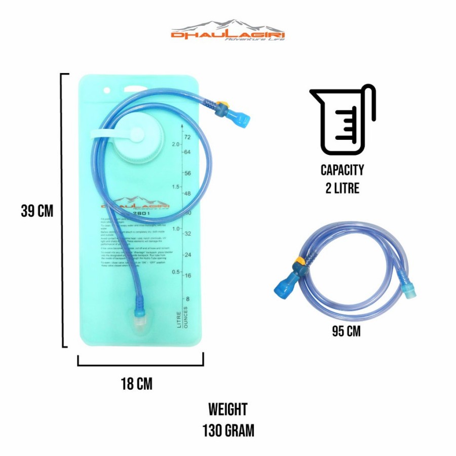 DHUALAGIRI WATER BLADER 2801 2L TEMPAT MINUM UNTUK BERSEPEDA