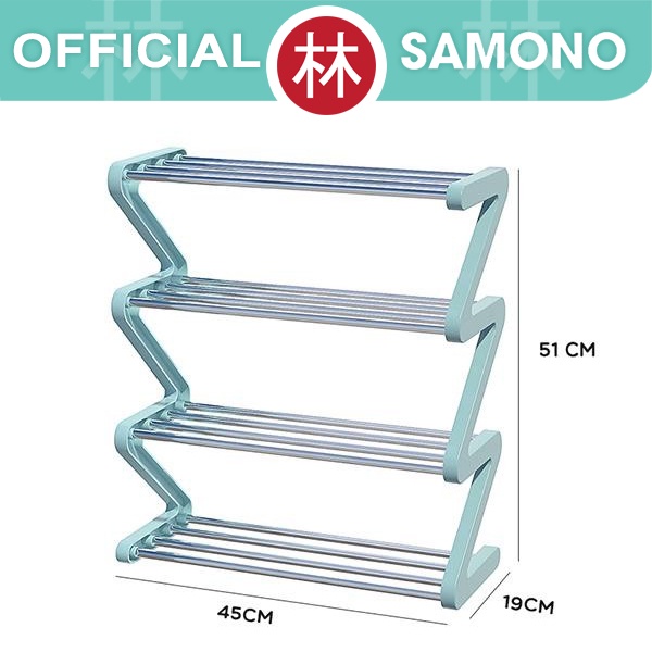 Samono SSR-001 Rak Sepatu Sandal 4 Susun Anti Karat Shoe Rack