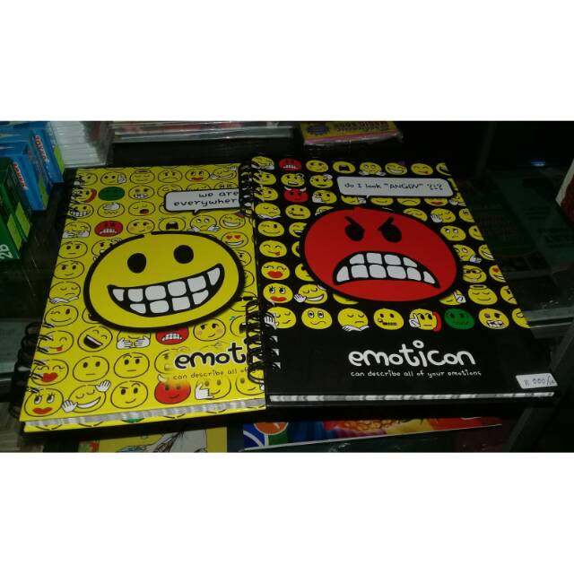 

BUKU CATATAN NOTEBOOK KARAKTER EMOTICON LUCU