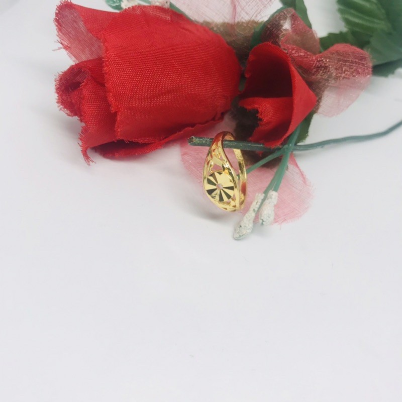 Cincin dubai kecil 24k xuping dapat 2