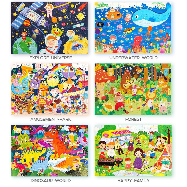 KKV - Puzzle 100 pcs Exploring the Universe Mainan Anak H7Z4
