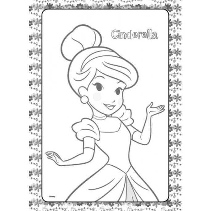 Disney Princess Little Princess Colouring Fun Buku Mewarnai Anak Shopee Indonesia