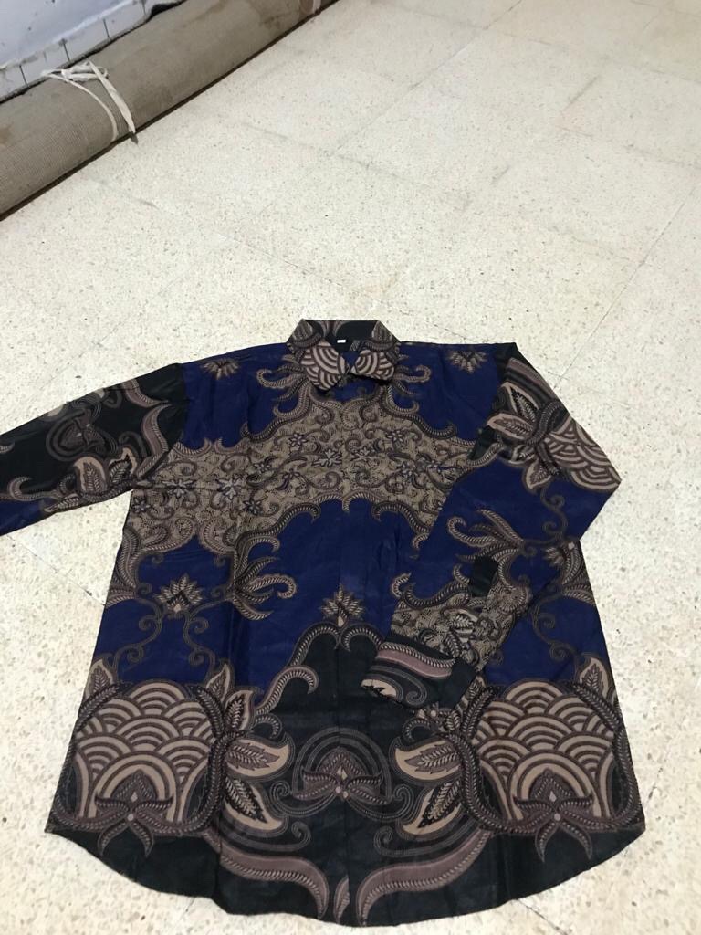 Batik Pria Kemeja Batik Pria Lengan Panjang Size M L Xl Xxl Terlaris