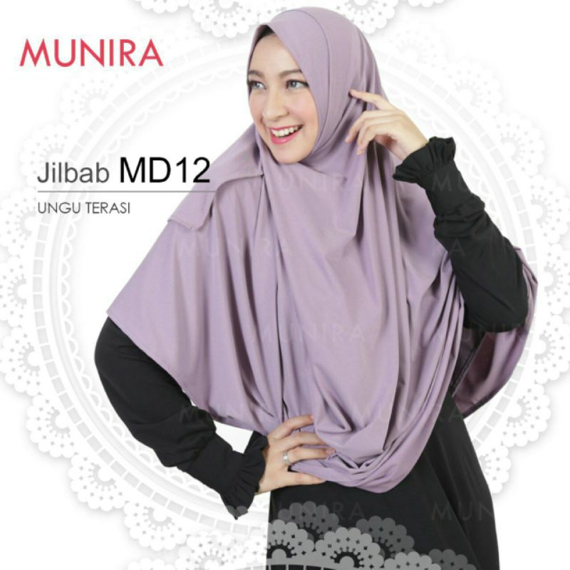 [Reiby] Pashmina Instan Jersey Premium Halus Adem Munira MD12 by Ukhti Munira