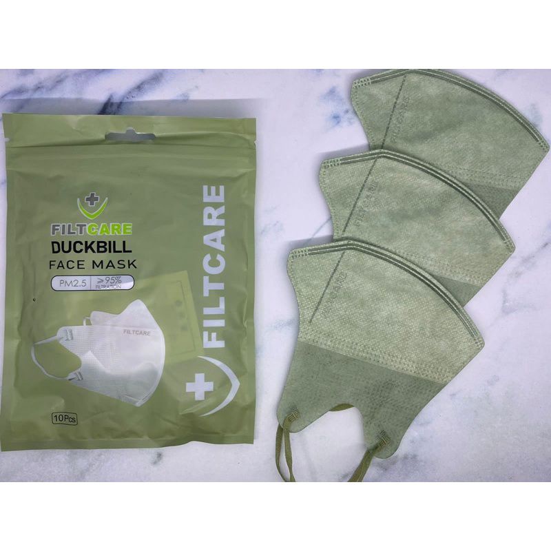 Masker Duckbill FILTCARE PACK isi 10pcs/ Masker Duckbill FILT CARE isi 10pcs