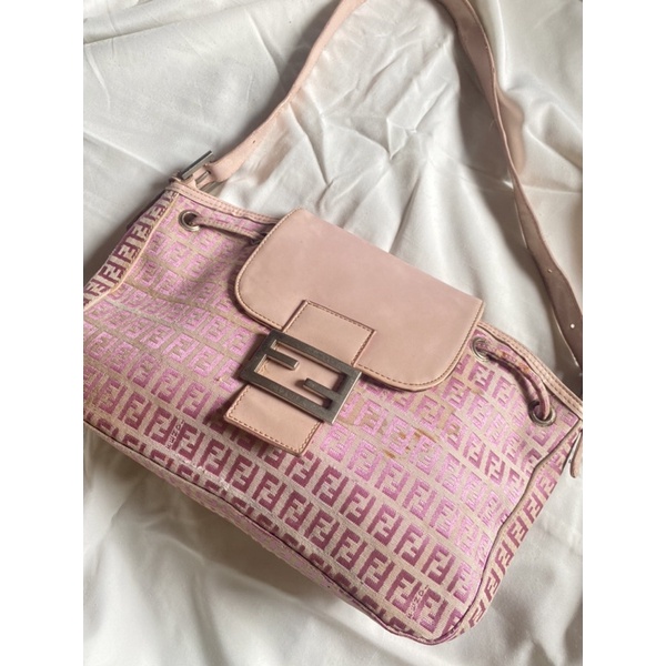 Fendi rate pink sas vintage baguette