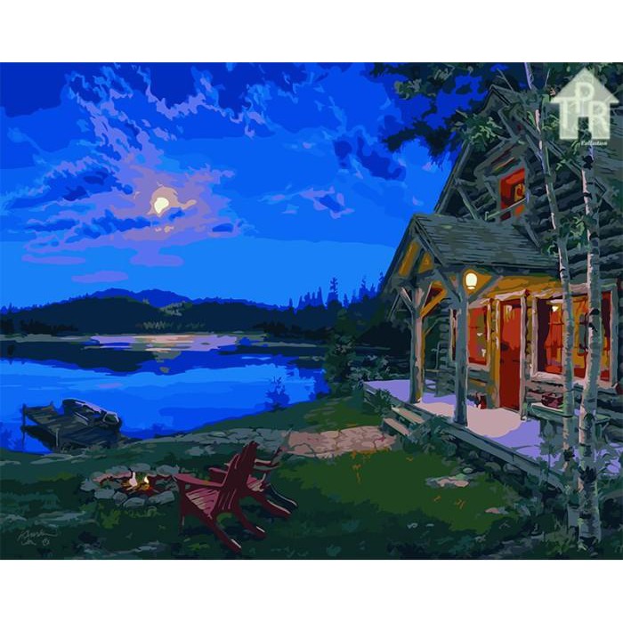 

Diy - Set Melukis / Painting By Number Kit - Nature 40X50Cm. Part-3 Murah Meriah Ready