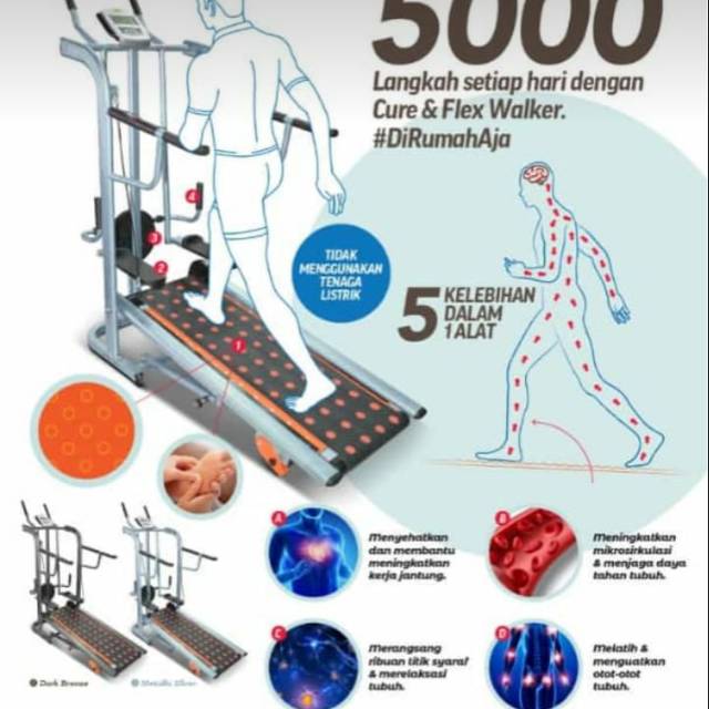 Treadmill manual jc 111 asli jaco