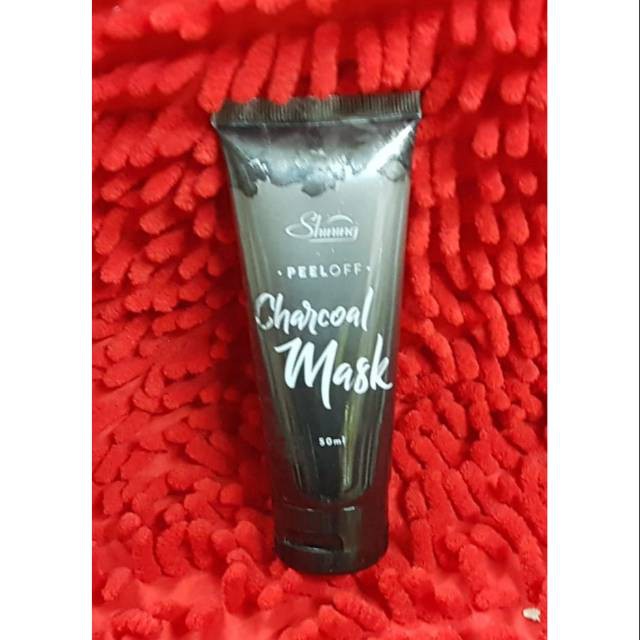 MASKER WAJAH SHINING PEEL OFF CHARCOAL MASK BPOM