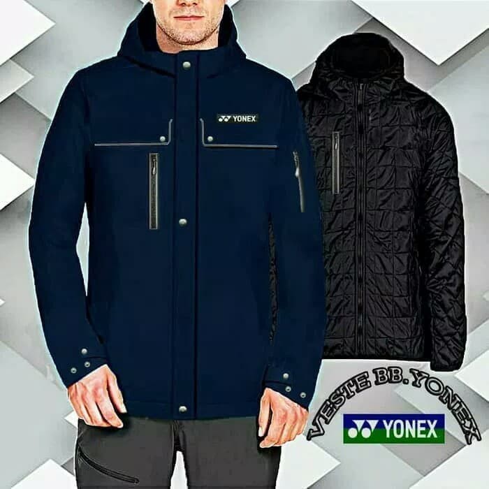JAKET BADMINTON VESTE YONEX NAVY WATERPROOF ORIGINAL QUALITY - -