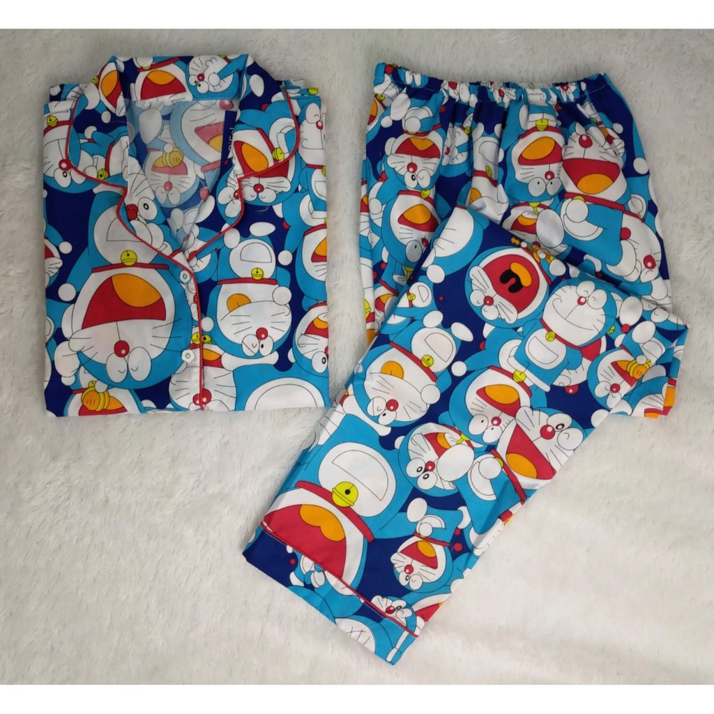 VeriFel Piyama Dewasa - JUMBO Promo Murah Setelan CP Fit 75-85kg / 3L-CP DoraTumpuk Birtu