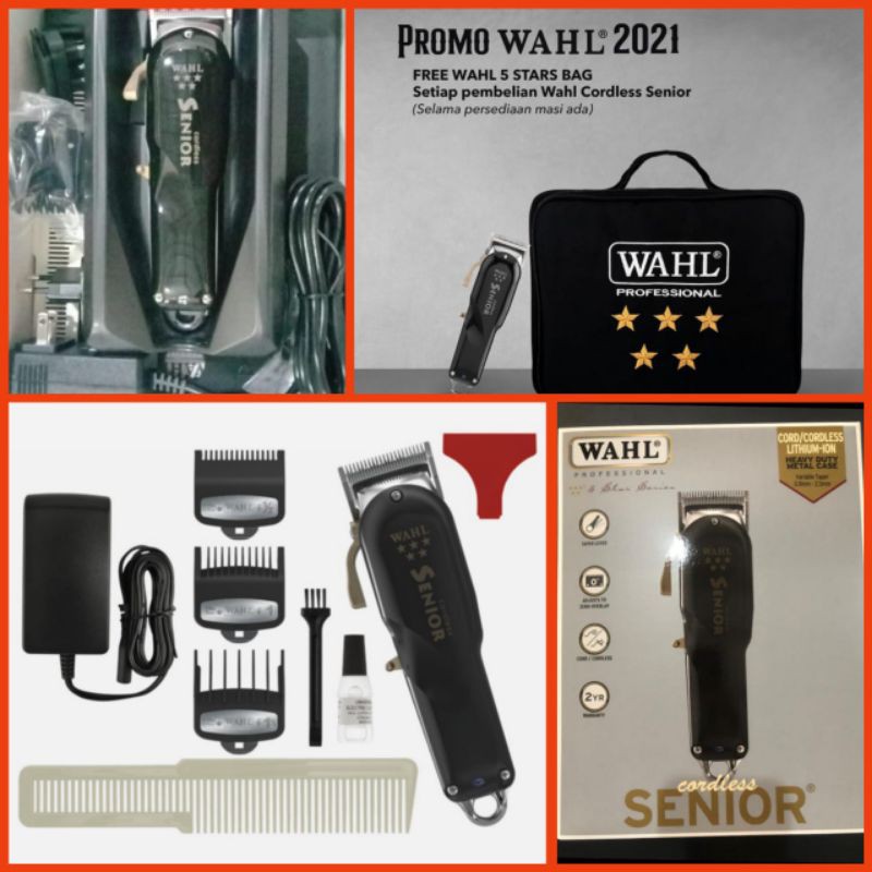 WAHL SENIOR NEW VERSI ORIGINAL USA FREE TAS WAHL ORIGINAL